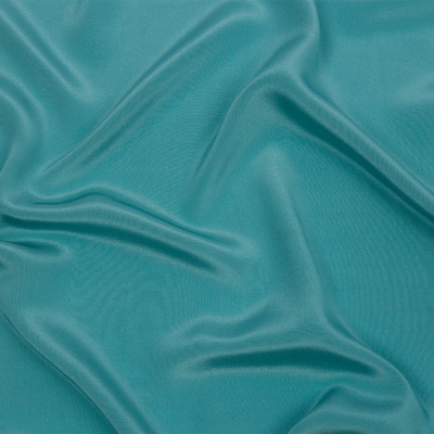 Colonial Blue Silk Crepe de Chine | Mood Fabrics