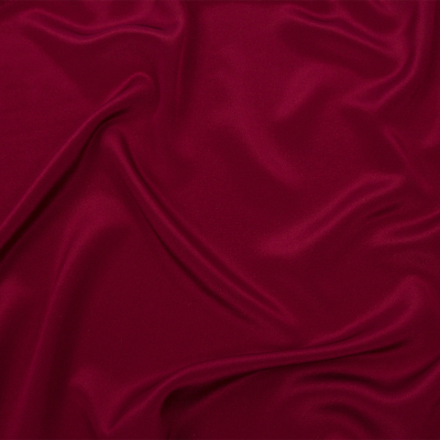 Maroon Silk Crepe de Chine | Mood Fabrics
