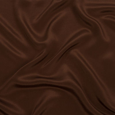 Chocolate Silk Crepe de Chine | Mood Fabrics