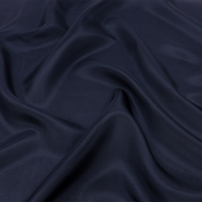 Premium Navy China Silk/Habotai | Mood Fabrics
