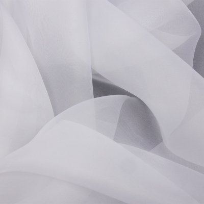 Premium Bright White Wide Silk Organza | Mood Fabrics