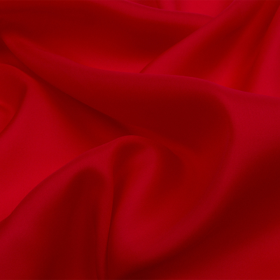 Premium Red Silk Satin Face Organza | Mood Fabrics
