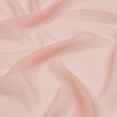 Premium Blush Silk Chiffon | Mood Fabrics