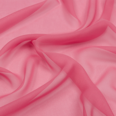 Premium Rapture Rose Silk Wide Chiffon | Mood Fabrics