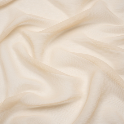 Premium Winter Wheat Silk Crinkled Chiffon | Mood Fabrics