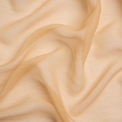Premium Toasted Silk Crinkled Chiffon | Mood Fabrics