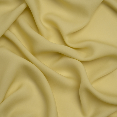 Premium Linden Green Silk Double Georgette | Mood Fabrics