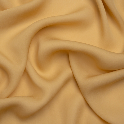 Premium Gold Silk Double Georgette | Mood Fabrics