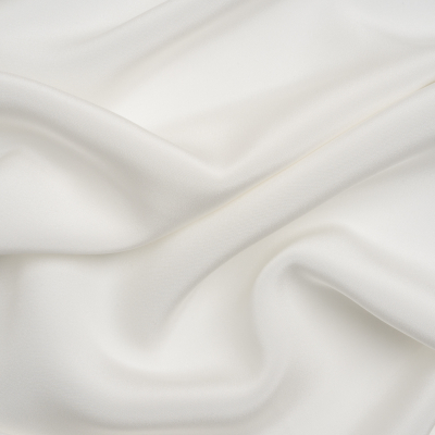 Premium Whisper White Silk 4-Ply Crepe | Mood Fabrics