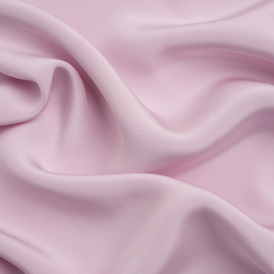 Premium Lavender Fog Silk 4-Ply Crepe | Mood Fabrics
