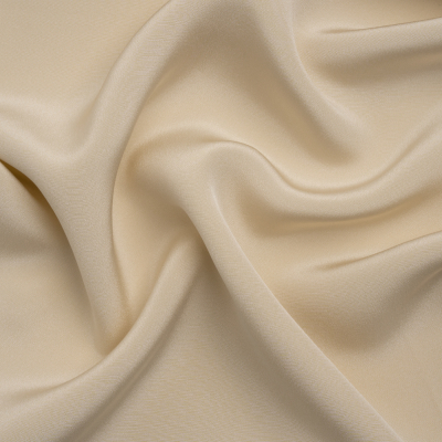 Ivory Silk 4-Ply Crepe - Premium Collection | Mood Fabrics