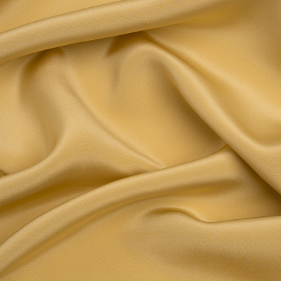 Premium Gold Silk 4-Ply Crepe | Mood Fabrics