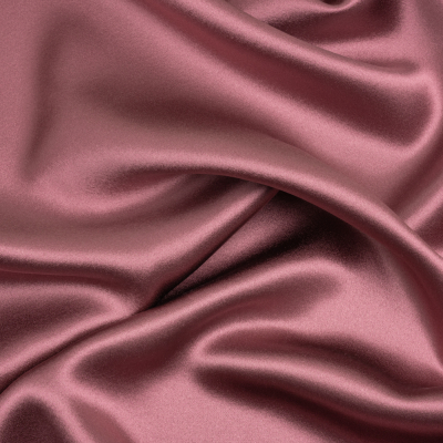 Premium Crushed Berry Silk Crepe Back Satin | Mood Fabrics