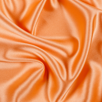 Premium Peach Fuzz Silk Crepe Back Satin | Mood Fabrics