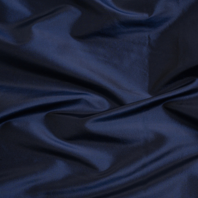 Premium Navy Silk Taffeta | Mood Fabrics