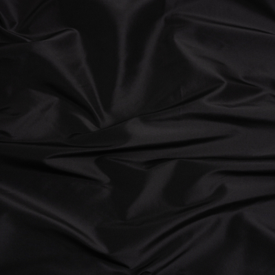 Premium Black Silk Taffeta | Mood Fabrics