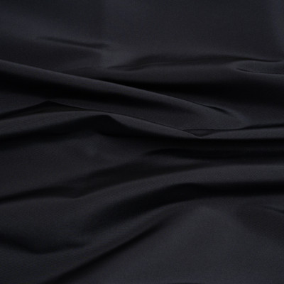 Midnight Solid Silk Faille | Mood Fabrics