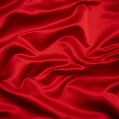 Red Silk Duchesse Satin | Mood Fabrics
