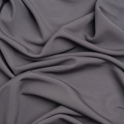 Premium Gray Rayon Matte Jersey | Mood Fabrics