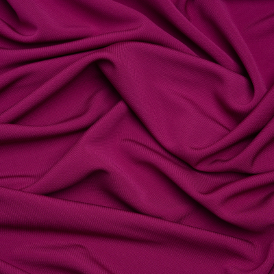 Premium Quinacridone Magenta Rayon Matte Jersey | Mood Fabrics