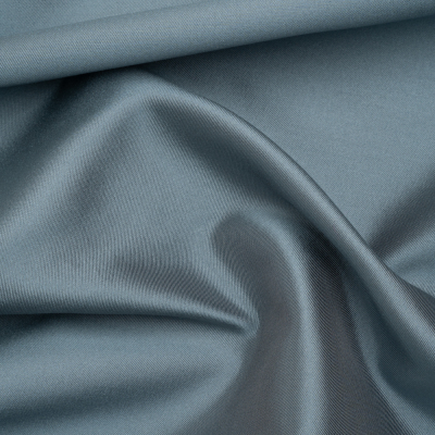 Premium Blue Shadow Silk Wool | Mood Fabrics