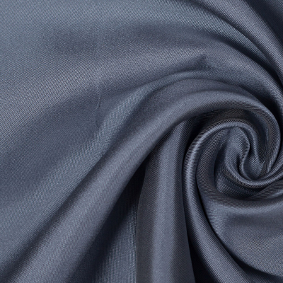 Premium Blue Gray Silk Wool | Mood Fabrics