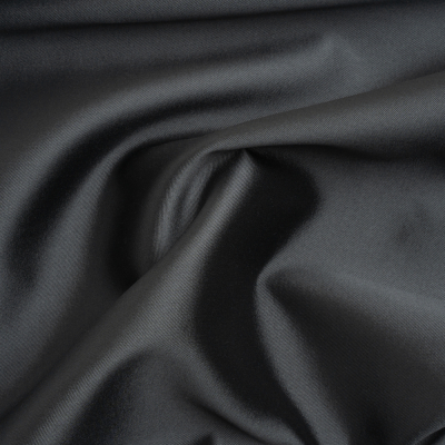 Premium Stretch Charcoal Silk Wool | Mood Fabrics