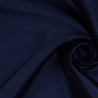 Premium Estate Blue Silk Wool | Mood Fabrics