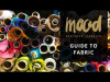 Mood Fabrics 313166  Scuba Blue Wrinkled Faux Patent Leather with a Green Fabric Backing | Mood Fabrics
