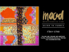 Mood Fabrics 127968 Italian Lime, Orange and Amethyst Floral Patchwork Silk Charmeuse Panel | Mood Fabrics
