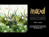Mood Fabrics 128001 Italian Green and White Alyssum Palm Leaves Silk Charmeuse Panel | Mood Fabrics