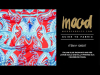 Mood Fabrics 128037 Italian Blue Radiance and Red Large-Scale Digitally Printed Silk Charmeuse Panel | Mood Fabrics