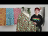 Mood Fabrics Geometric UV Protective Compression Swimwear Tricot with Aloe Vera Microcapsules | Mood Fabrics