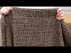 Mood Fabrics 312236 Italian Green and Blue Wool Tweed | Mood Fabrics