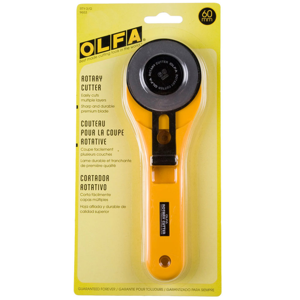 Olfa 60mm Rotary Cutter - Rotary Cutter - Cutting Supplies - Notions