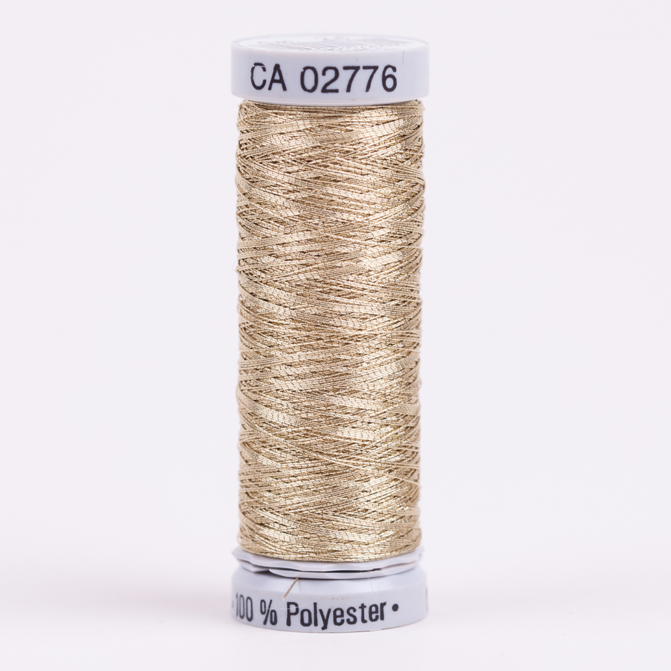 24 Gold 200m Gutermann Metallic Thread - Metallic Thread - Threads