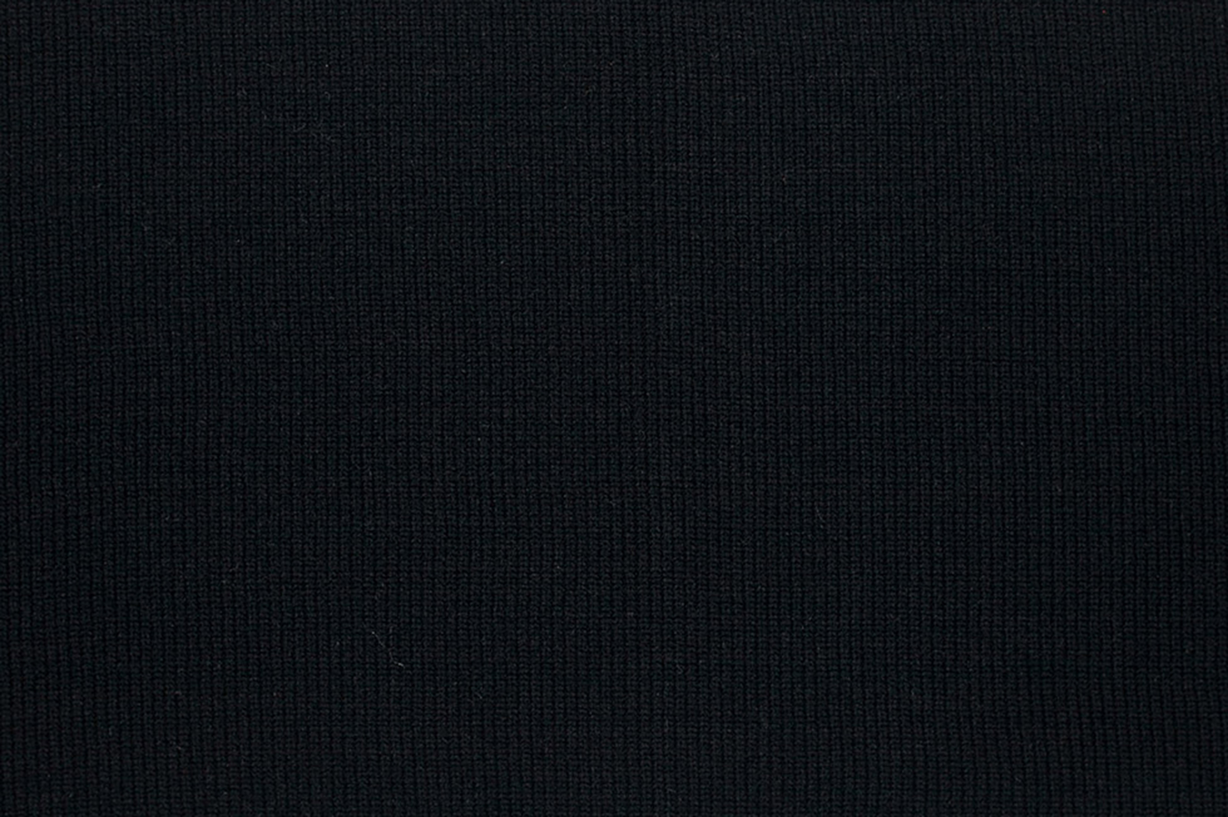 Black Stretch Nylon 6.5 x 40 Rib Knit Trim