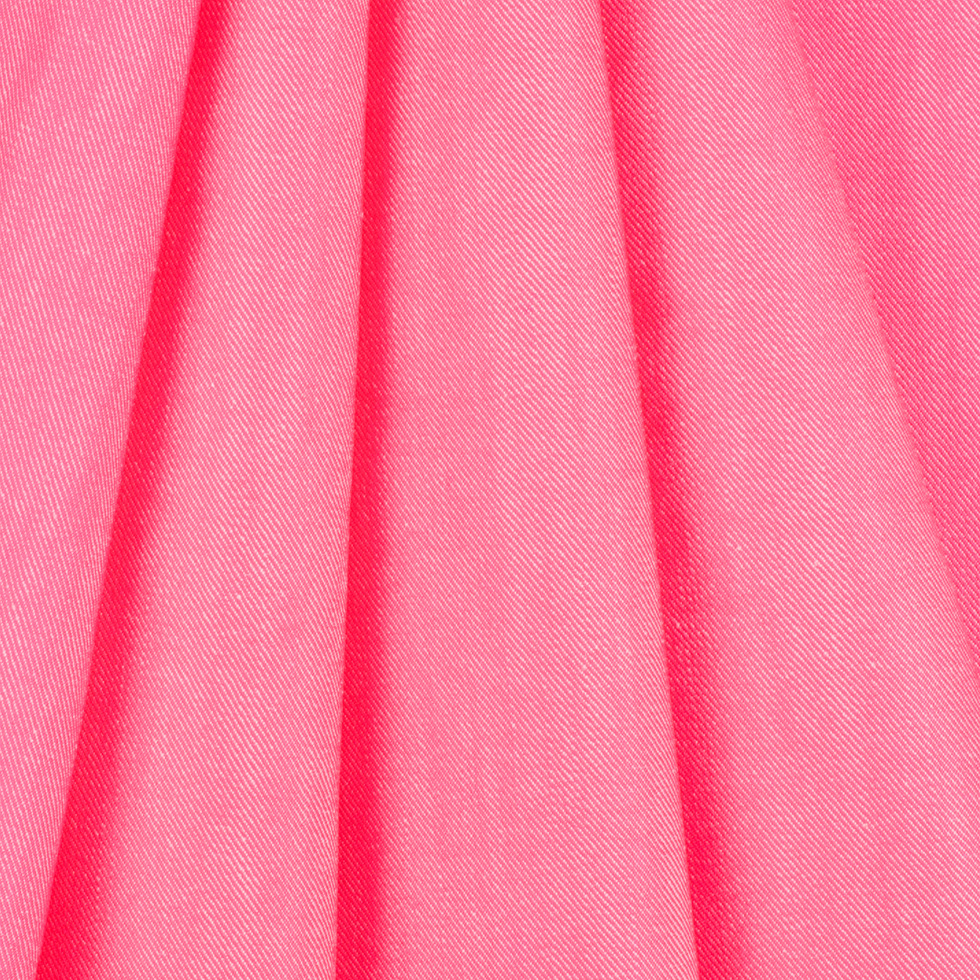 Hot Pink Stretch Cotton Blended Denim - Web Archived