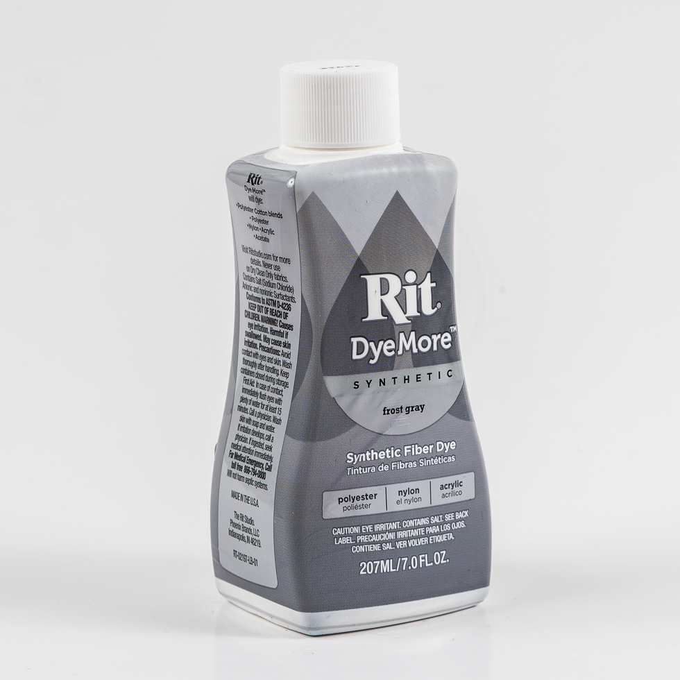 Rit DyeMore Frost Gray Synthetic Fiber Dye - Liquid Dye - Dye