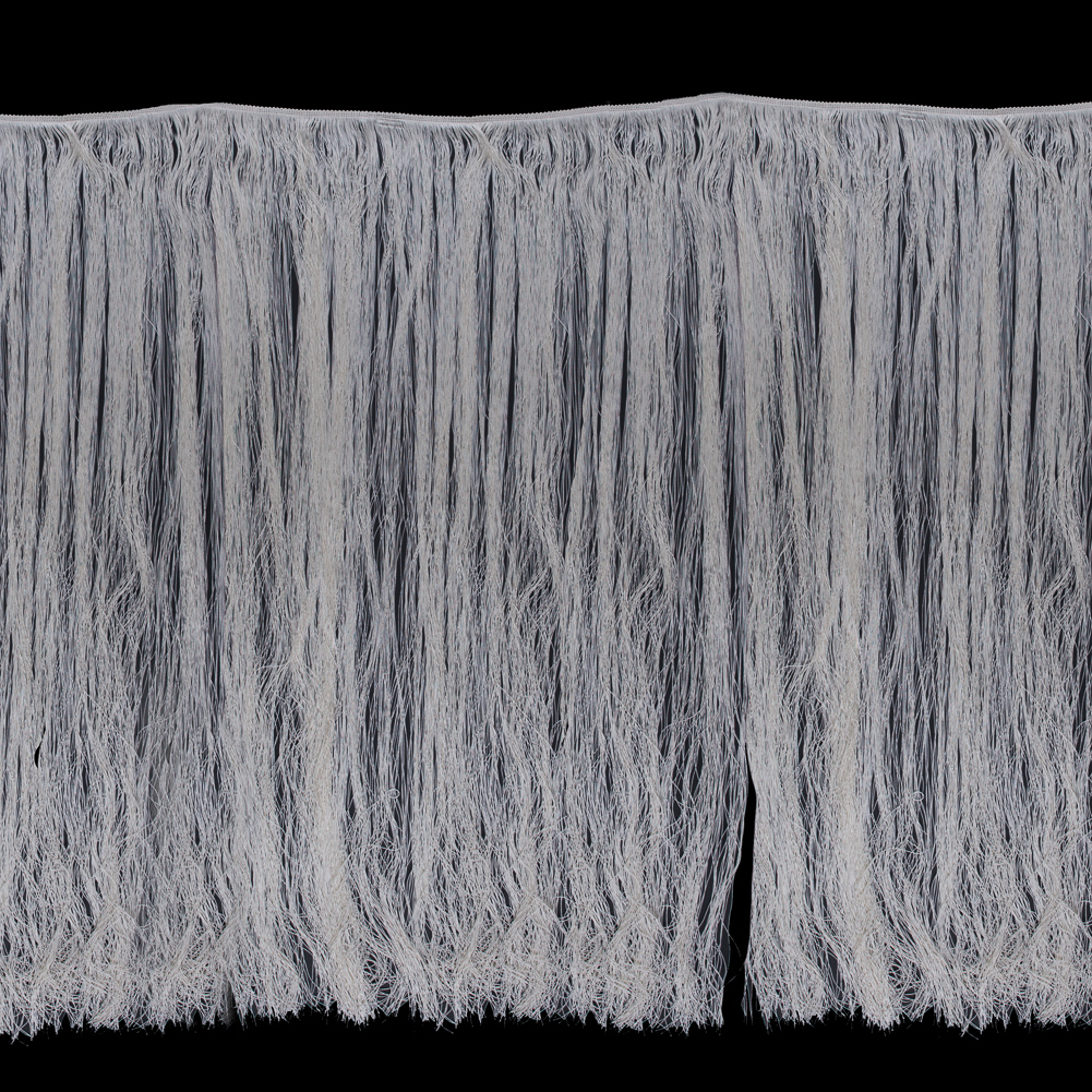 12 Glossy Finish Vegan Leather Fringe Trim (Sold by the Yard) - Trims By  The Yard