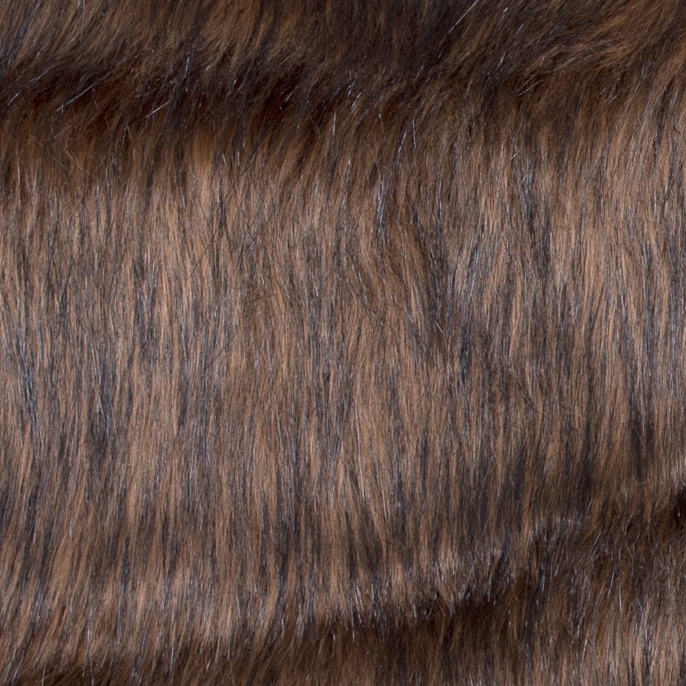 Brown Long Haired Faux Fur   Faux Fur/Leather/Suede   Other