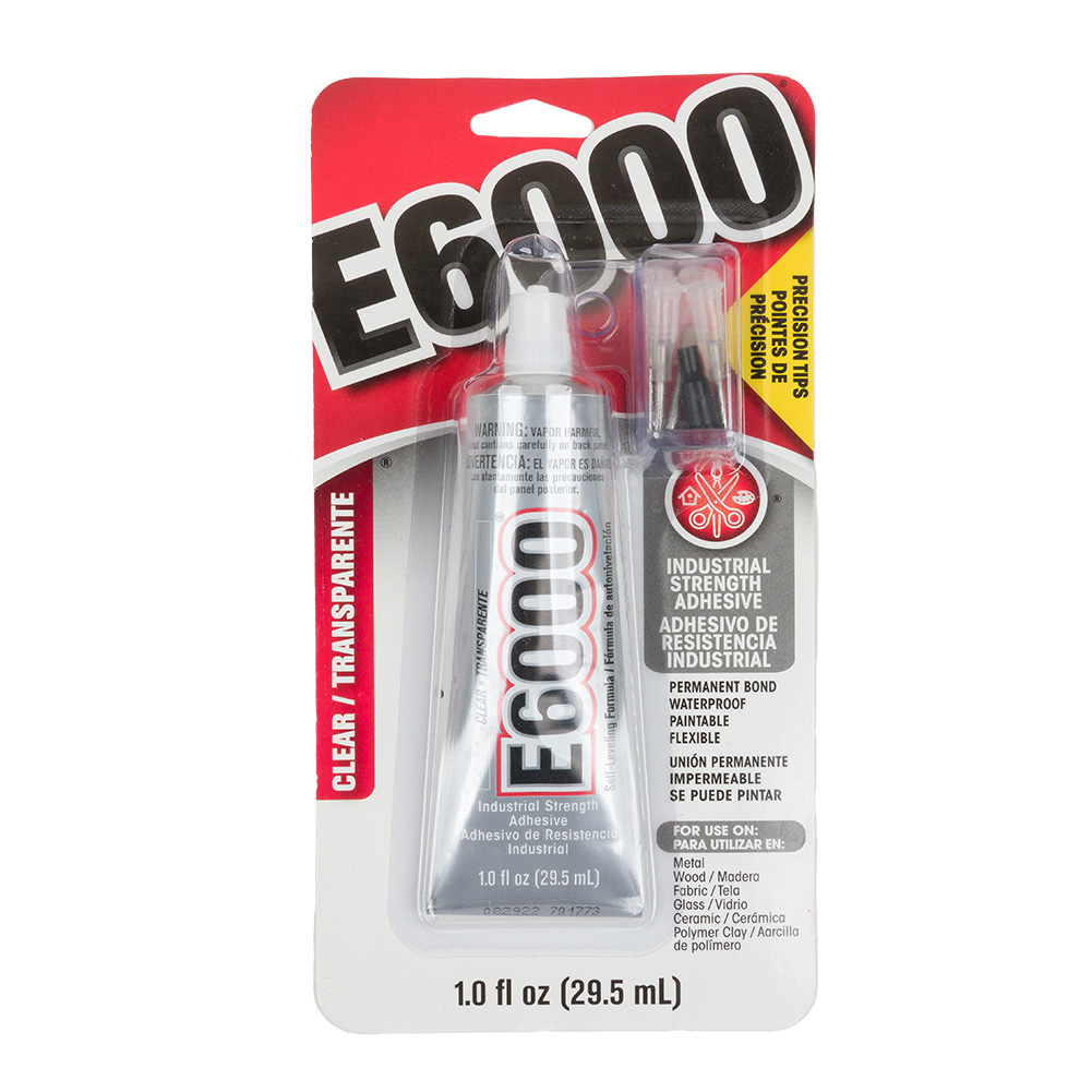 E6000 Industrial Strength Adhesive with Precision Tips - 1.0 fl oz - Glue -  Adhesives - Notions