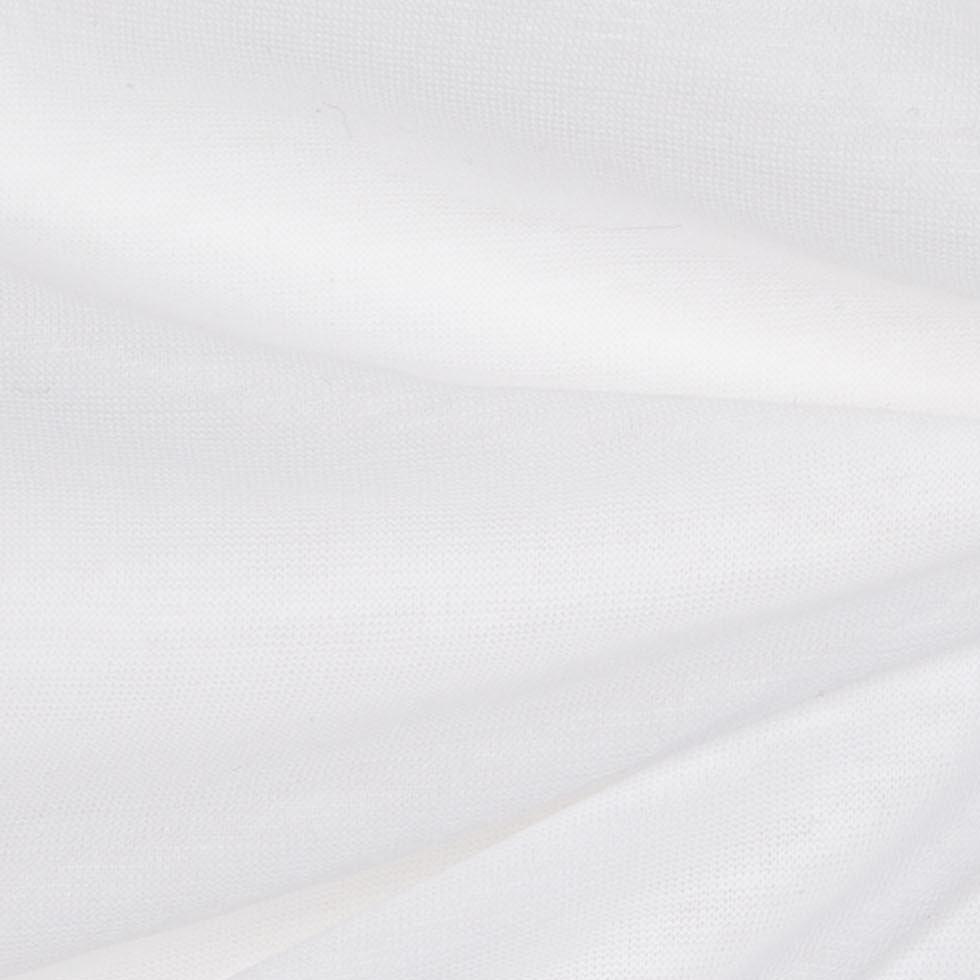Famous Designer White Heathered Cotton Jersey - Web Archived