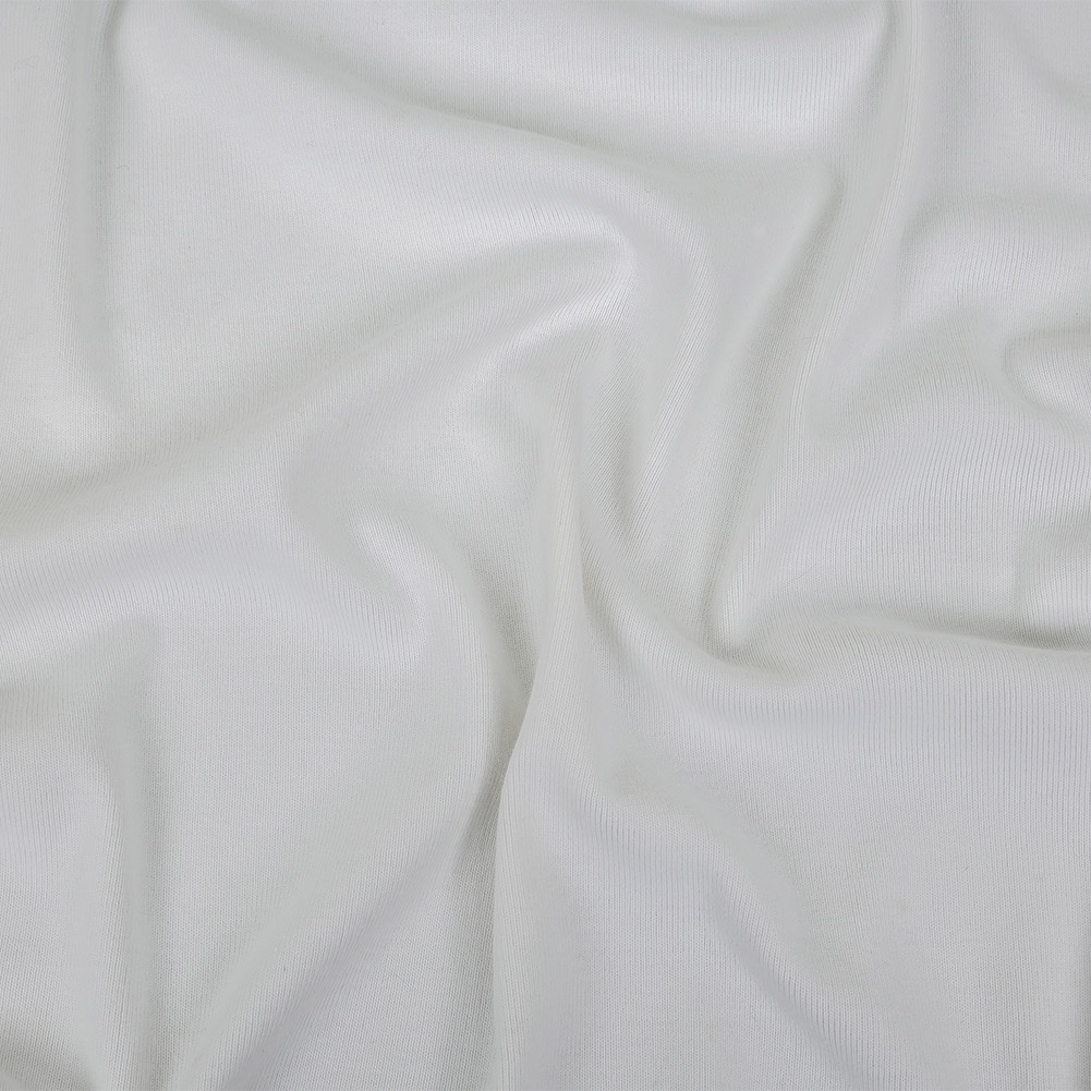 Whisper White 1x1 Heavy Cotton Rib Knit - Rib Knit - Jersey/Knits - Fashion  Fabrics