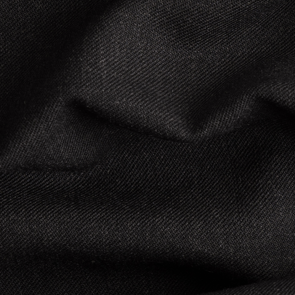 Italian Smoked Pearl Gray Stretch Wool Blended Twill - Web Archived