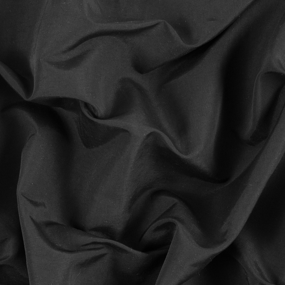 Mood Fabrics Carothers 4oz. Black 4-ply Water Repellent Nylon Taslan
