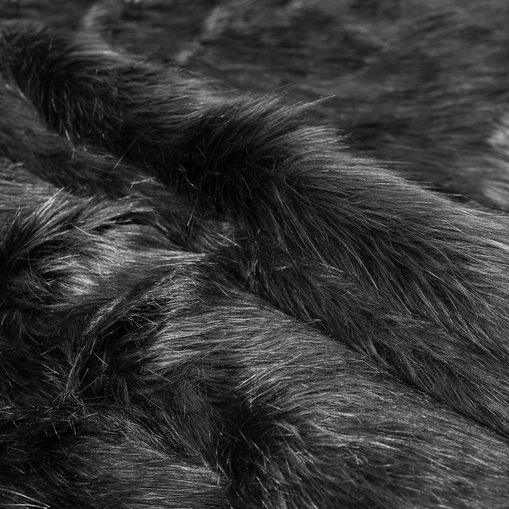 Black Faux Luxury Shag Fur - Web Archived
