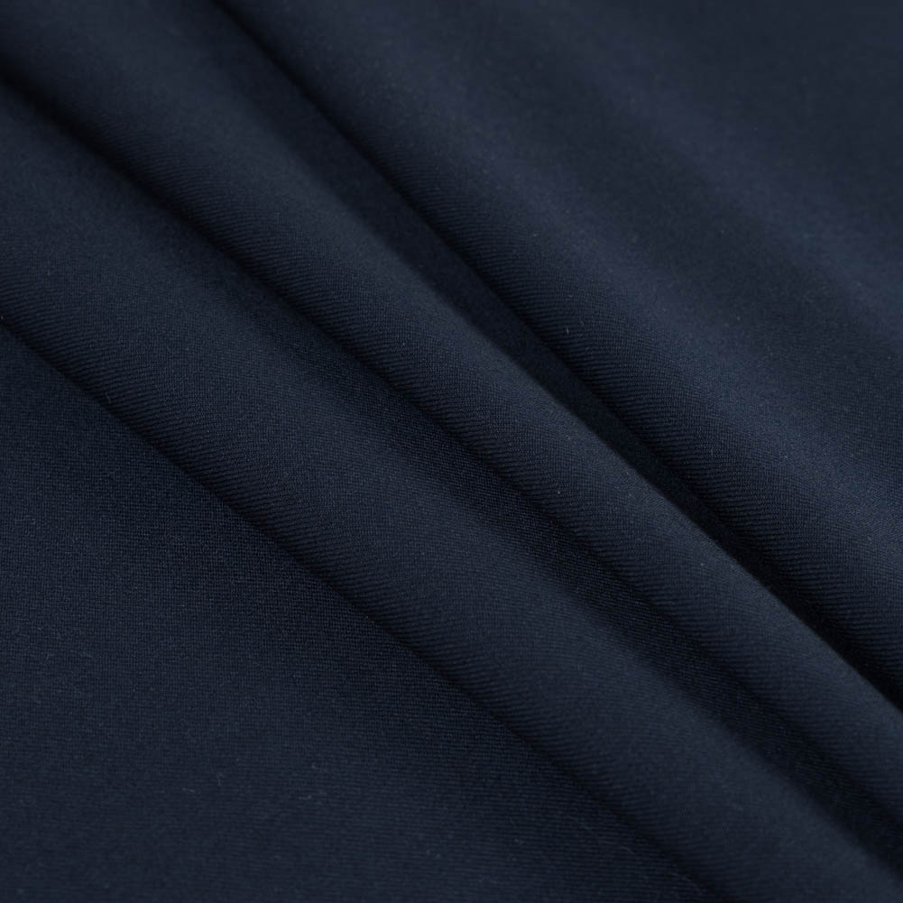 Navy Super 120 Merino Wool Twill/Suiting - Twill - Wool - Fashion Fabrics