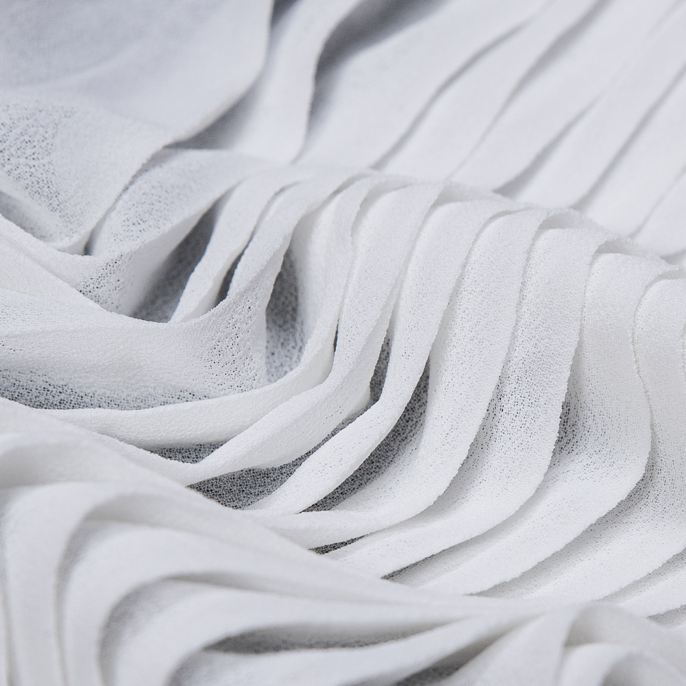 Chiffon Fabric White