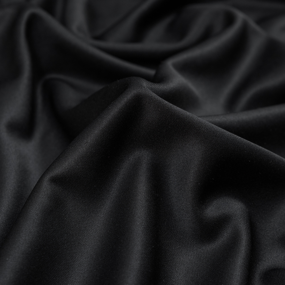 Black Single Sided Wind Armor Performance Fleece - Fleece - Polyester ...